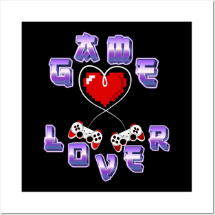 GAME LOVE SET DESIGN Posters and Art